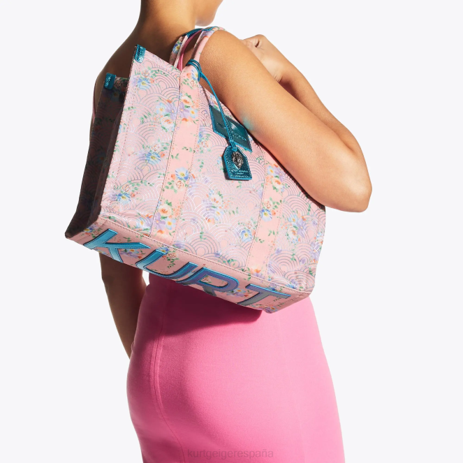 Kurt Geiger mujer bolso de mano Southbank de Londres 2LPR469 | bolsas combinación rosa